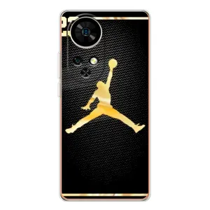 Силиконовый Чехол Nike Air Jordan на Ноте 17 Про (Джордан 23)