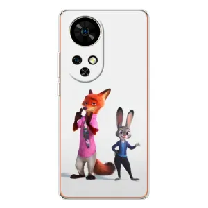 Силиконовый чехол с принтом Зоотрополіс для Ulefone Note 17 Pro (Джуди и Ник)