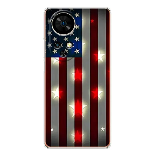 Чехол с рисунком «Флаг США 2» для Ulefone Note 17 Pro
