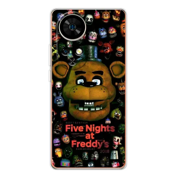 Чехол с рисунком «Freddy» для Ulefone Note 17 Pro