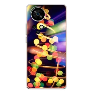 Чехол Новогодняя Елка на Ulefone Note 17 Pro (Гирлянды)
