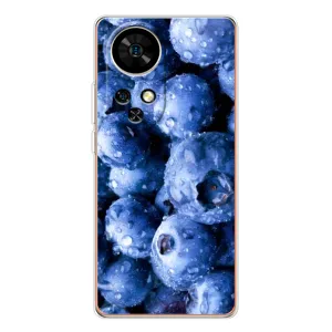 Чехол с изображением вкусной еды для Ulefone Note 17 Pro (Голубика)