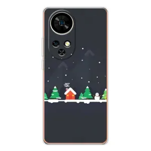 Силиконовый бампер на рождество для Ulefone Note 17 Pro (Город зимний)