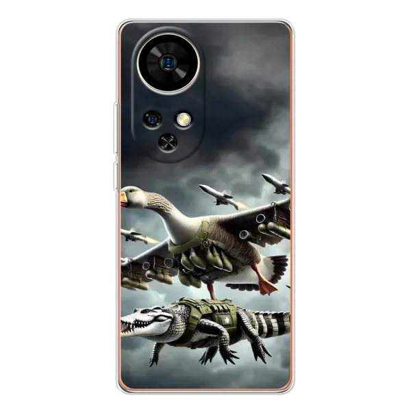 Чохол з малюнком «Гусіні і крокоділо» для Ulefone Note 17 Pro Чохол з малюнком «Гусіні і крокоділо» для Ulefone Note 17 Pro