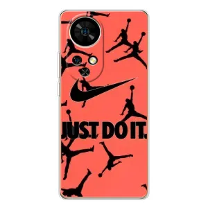 Силиконовый Чехол Nike Air Jordan на Ноте 17 Про