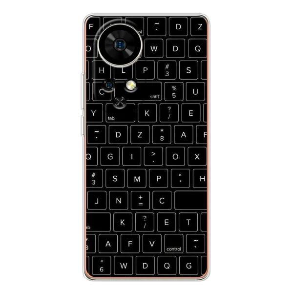 Чехол с рисунком «Клавиатура» для Ulefone Note 17 Pro