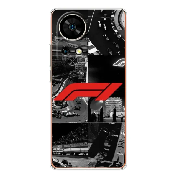 Чехол с рисунком «Коллаж Формула 1» для Ulefone Note 17 Pro Чехол с рисунком «Коллаж Формула 1» для Ulefone Note 17 Pro