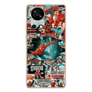 Чехол Супергерой Человека Паука на Ulefone Note 17 Pro