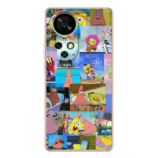 Чехол с рисунком «Комиксы Спанч Боб» для Ulefone Note 17 Pro Чехол с рисунком «Комиксы Спанч Боб» для Ulefone Note 17 Pro