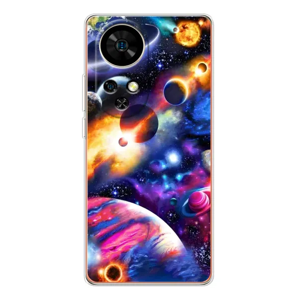 Чехол с рисунком «Космический мир» для Ulefone Note 17 Pro