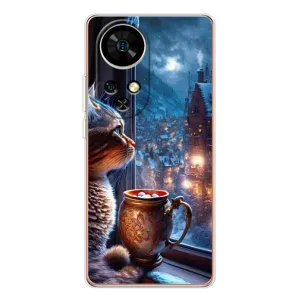 Чехлы на Новый Год Ulefone Note 17 Pro (Кот новогодний)