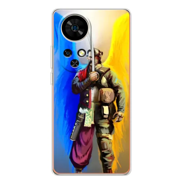 Чехол с рисунком «Козак с крыльями» для Ulefone Note 17 Pro Чехол с рисунком «Козак с крыльями» для Ulefone Note 17 Pro