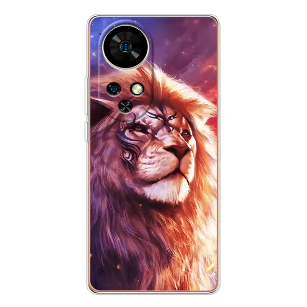 Чехол с рисунком «Красочный ЛЕВ» для Ulefone Note 17 Pro Чехол с рисунком «Красочный ЛЕВ» для Ulefone Note 17 Pro