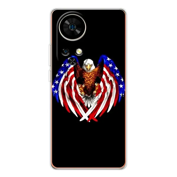 Чехол с рисунком «Крылья США» для Ulefone Note 17 Pro