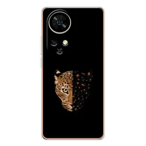 Чехол с рисунком «Леопард на черном» для Ulefone Note 17 Pro