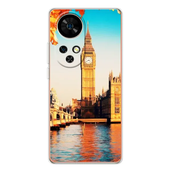 Чехол с рисунком «Летний Лондон» для Ulefone Note 17 Pro