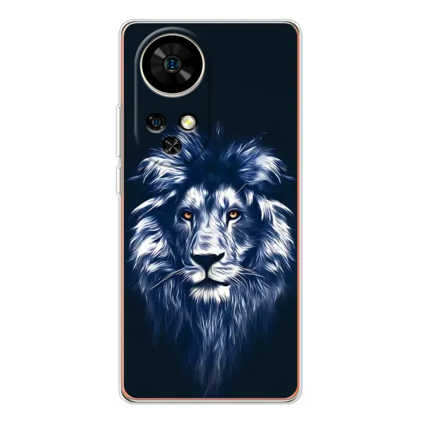 Чехол с рисунком «Лев - синий» для Ulefone Note 17 Pro Чехол с рисунком «Лев - синий» для Ulefone Note 17 Pro