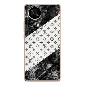 Чехол Стиль Louis Vuitton на Ulefone Note 17 Pro (LV на белом)