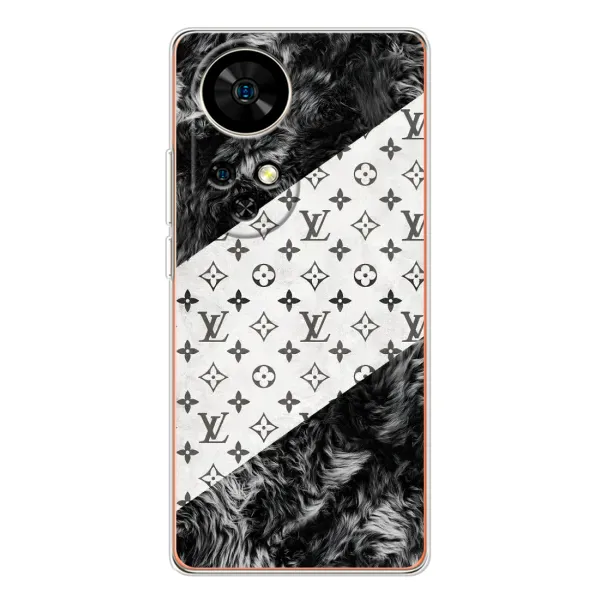 Чехол с рисунком «LV на белом» для Ulefone Note 17 Pro Чехол с рисунком «LV на белом» для Ulefone Note 17 Pro
