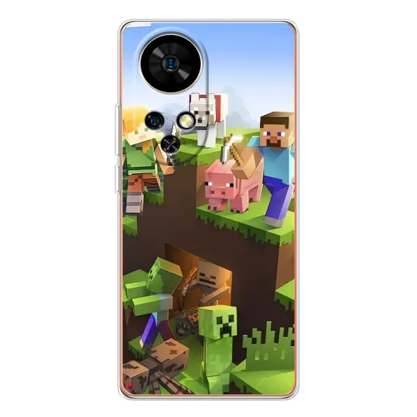 Чехол с рисунком «Майн-крафт» для Ulefone Note 17 Pro Чехол с рисунком «Майн-крафт» для Ulefone Note 17 Pro