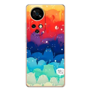 Силиконовый чехол с котиком для Ulefone Note 17 Pro (Mew)