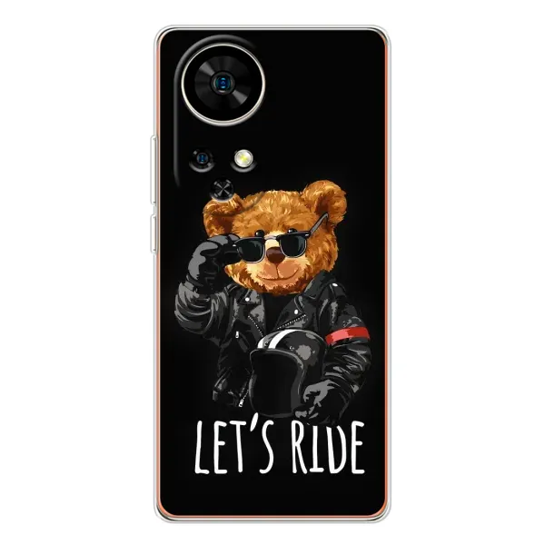 Чехол с рисунком «Модный Мишка» для Ulefone Note 17 Pro