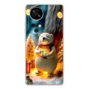 Чехлы на Новый Год Ulefone Note 17 Pro (Новогодний ведмеженок)