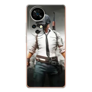 Силиконовый чехол с картинкой "Герой Pubg" на Ulefone Note 17 Pro
