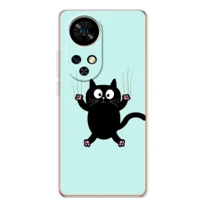 Силиконовый чехол с котиком для Ulefone Note 17 Pro