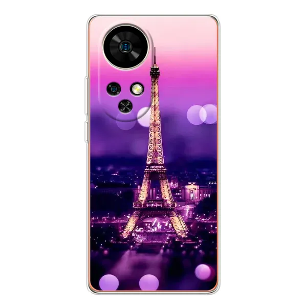 Чехол с рисунком «Париж башня» для Ulefone Note 17 Pro