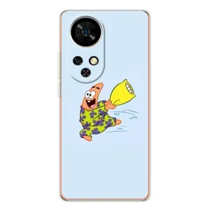 Чехлы с Патриком на Ulefone Note 17 Pro (Патрик с подушкой)