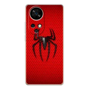 Чехол Супергерой Человека Паука на Ulefone Note 17 Pro (Паук марвел)