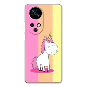 Чехол Unicorn на Ulefone Note 17 Pro (Радужный Единорог)