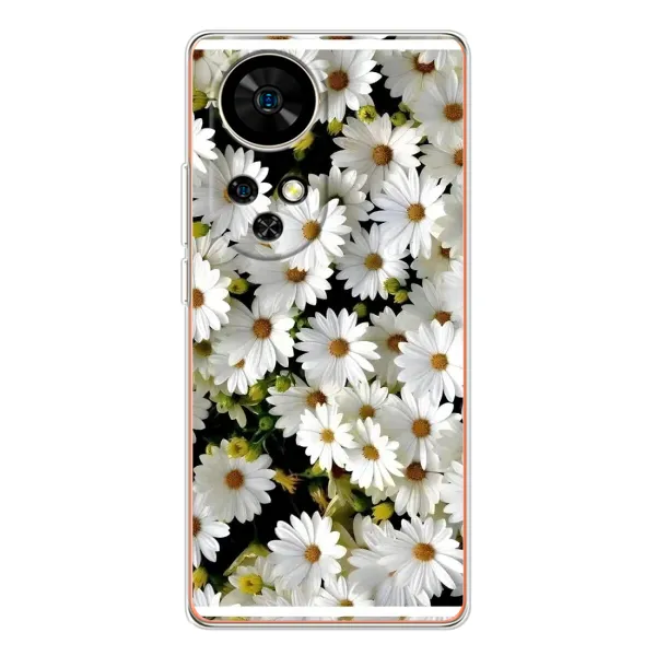 Чехол с рисунком «Рамка в ромашках» для Ulefone Note 17 Pro