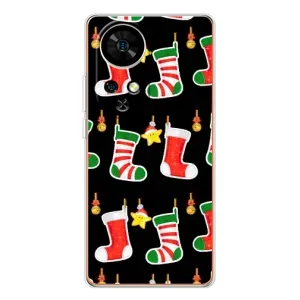 Силиконовый бампер на рождество для Ulefone Note 17 Pro (Рождественские подарки)