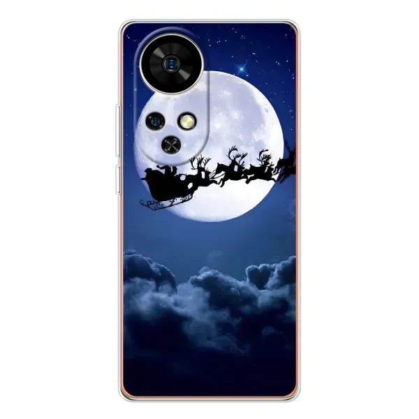 Чехол с рисунком «Санта - луна» для Ulefone Note 17 Pro