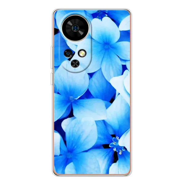 Чехол с рисунком «Синие цветы» для Ulefone Note 17 Pro Чехол с рисунком «Синие цветы» для Ulefone Note 17 Pro