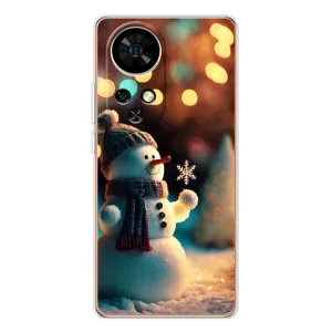 Чехлы на Новый Год Ulefone Note 17 Pro (Снеговик праздничный)