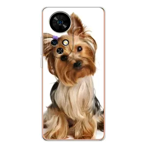 Чехол (ТПУ) Милые собачки для Ulefone Note 17 Pro (Собака Терьер)