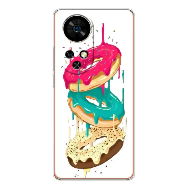 Чехол с рисунком «Сочные пончики» для Ulefone Note 17 Pro Чехол с рисунком «Сочные пончики» для Ulefone Note 17 Pro