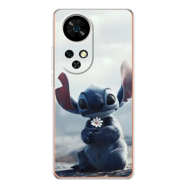 Чехол с рисунком «Стич с цветочком» для Ulefone Note 17 Pro Чехол с рисунком «Стич с цветочком» для Ulefone Note 17 Pro