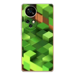 Чехлы для Ulefone Note 17 Pro (Персонажи Майн Крафт) (Текстура)