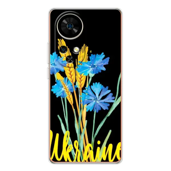 Чехол с рисунком «Ukraine в цветочках» для Ulefone Note 17 Pro Чехол с рисунком «Ukraine в цветочках» для Ulefone Note 17 Pro
