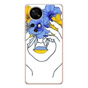 Чохол на Ulefone Note 17 Pro (Український дизайн) (Українка на всю голову)