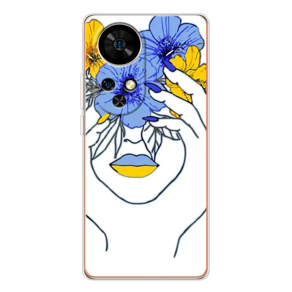 Чехол с рисунком «Украинка на всю голову» для Ulefone Note 17 Pro Чехол с рисунком «Украинка на всю голову» для Ulefone Note 17 Pro