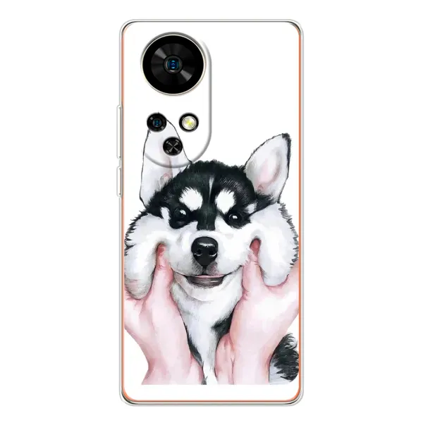 Чехол с рисунком «Собака Хаски» для Ulefone Note 17 Pro Чехол с рисунком «Собака Хаски» для Ulefone Note 17 Pro