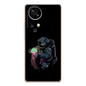 Силиконовый Чехол с принтом "Космонавты" на Ulefone Note 17 Pro