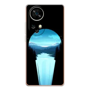 Літній Чохол на Ulefone Note 17 Pro (Синій Водоспад)