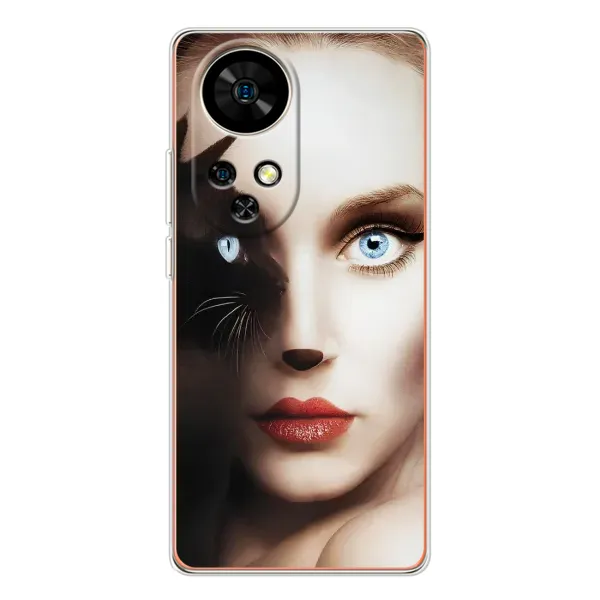 Чехол с рисунком «Женщина кошка» для Ulefone Note 17 Pro Чехол с рисунком «Женщина кошка» для Ulefone Note 17 Pro