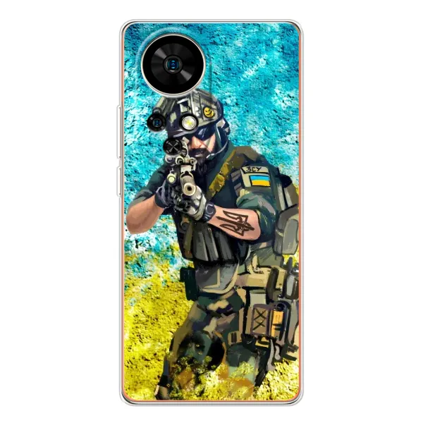 Чехол с рисунком «ЗСУ Воин» для Ulefone Note 17 Pro Чехол с рисунком «ЗСУ Воин» для Ulefone Note 17 Pro